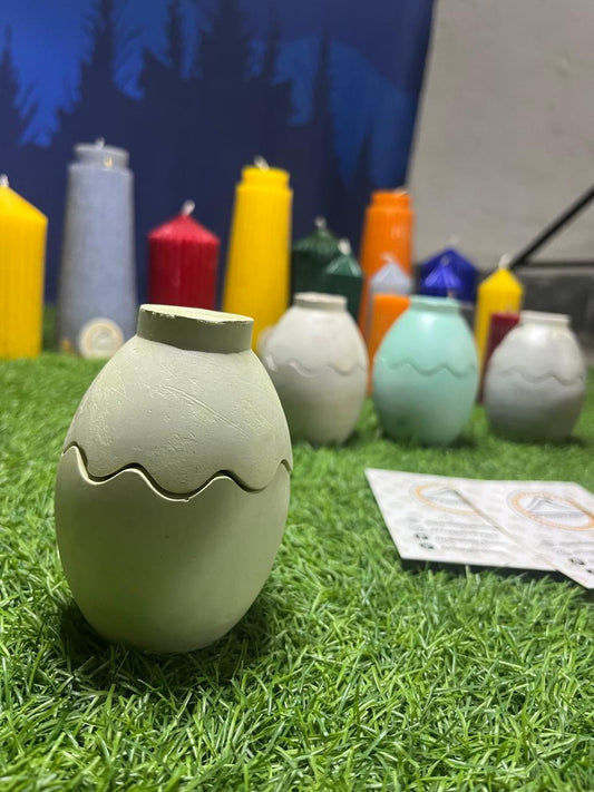 EGG JAR CANDLE